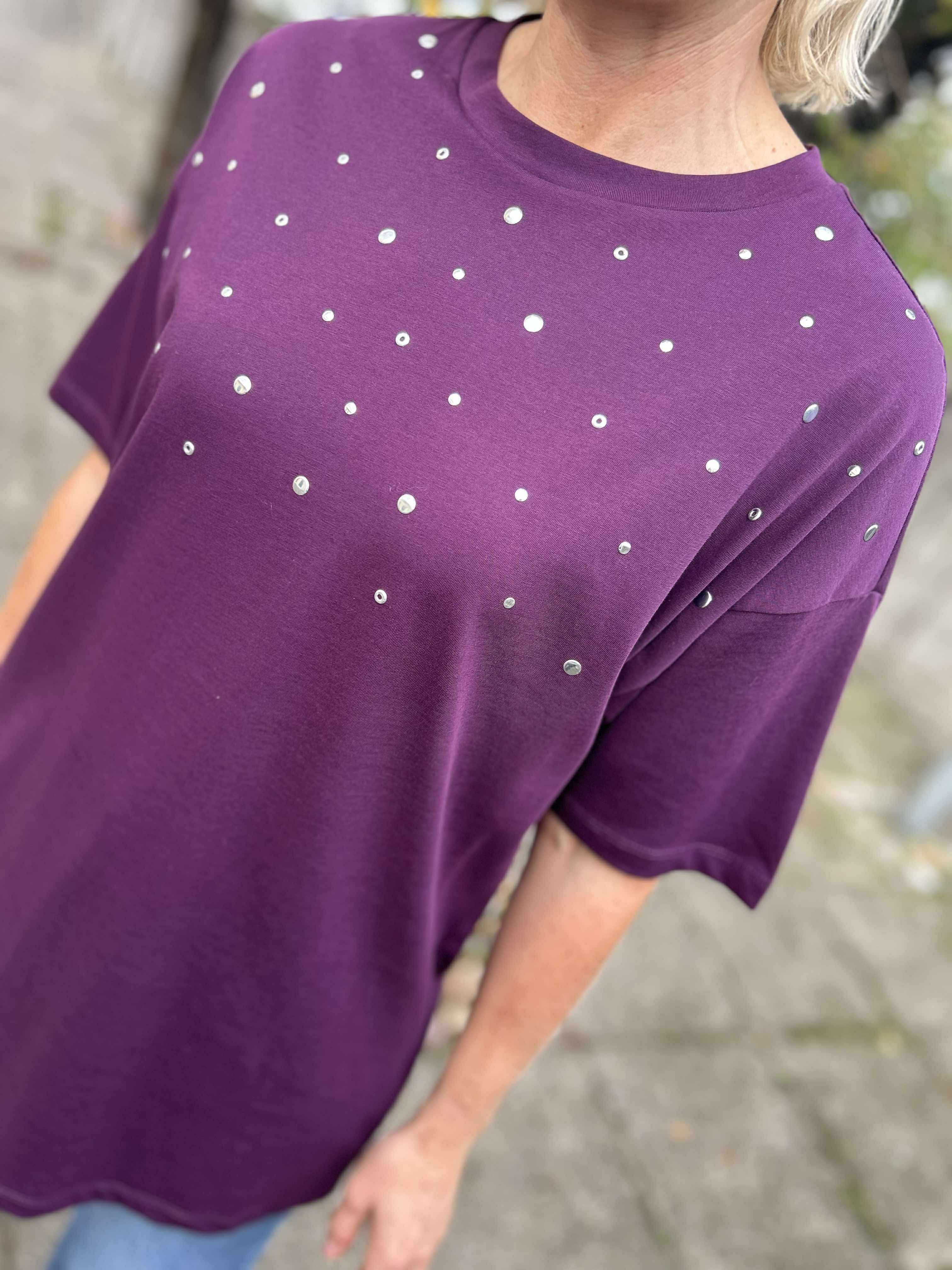 PCSKYLAR T-Shirt - Dark Purple